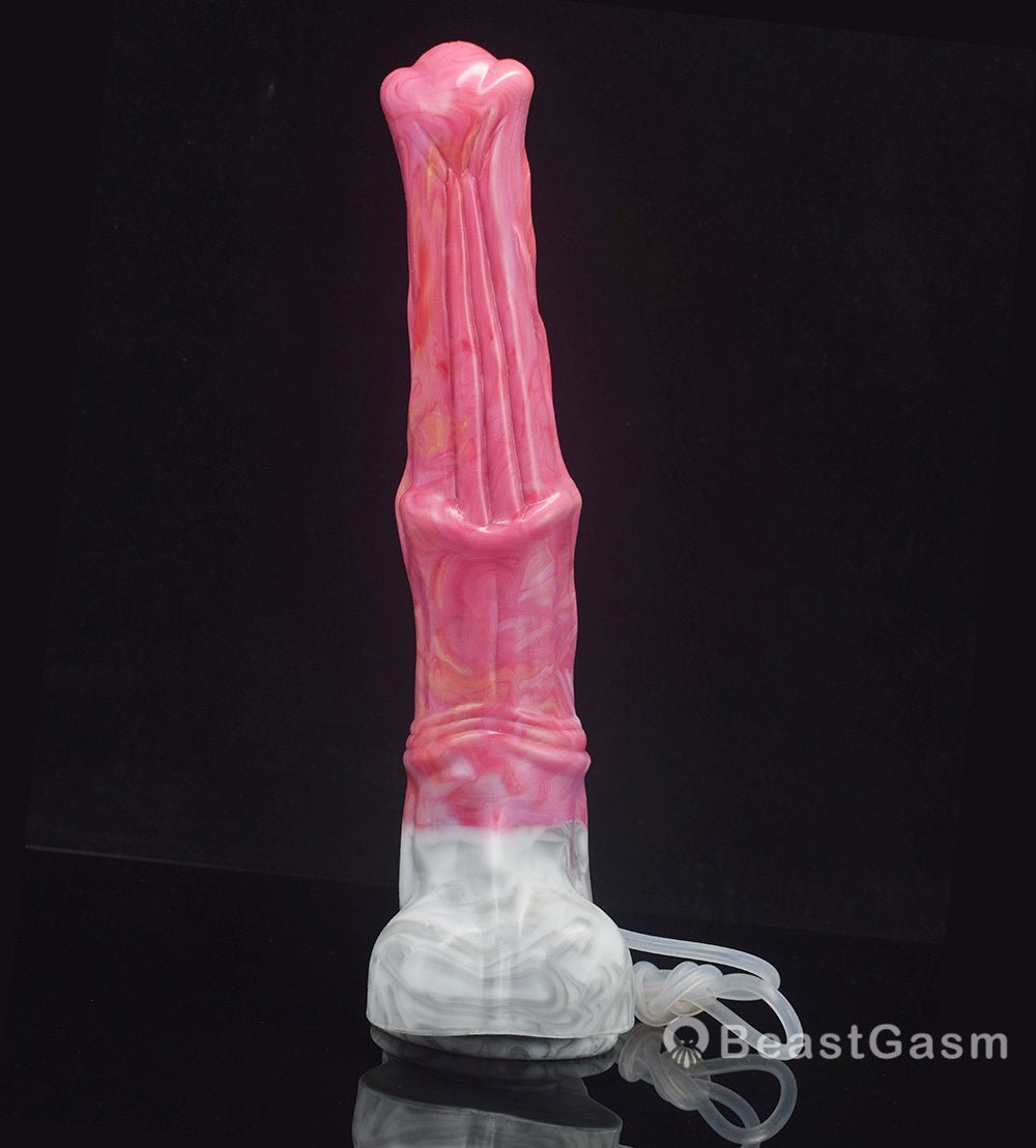 🐎 Abaddon 12.2 - Inch Ejaculating Stallion Dildo – Realistic Horse Dildo with Syringe - BeastGasm