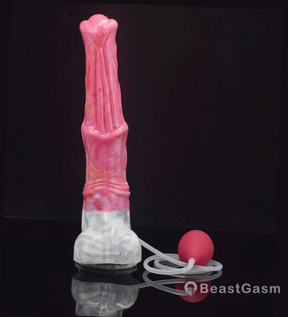 🐎 Abaddon 12.2-Inch Ejaculating Stallion Dildo – Realistic Horse Dildo with Syringe - BeastGasm