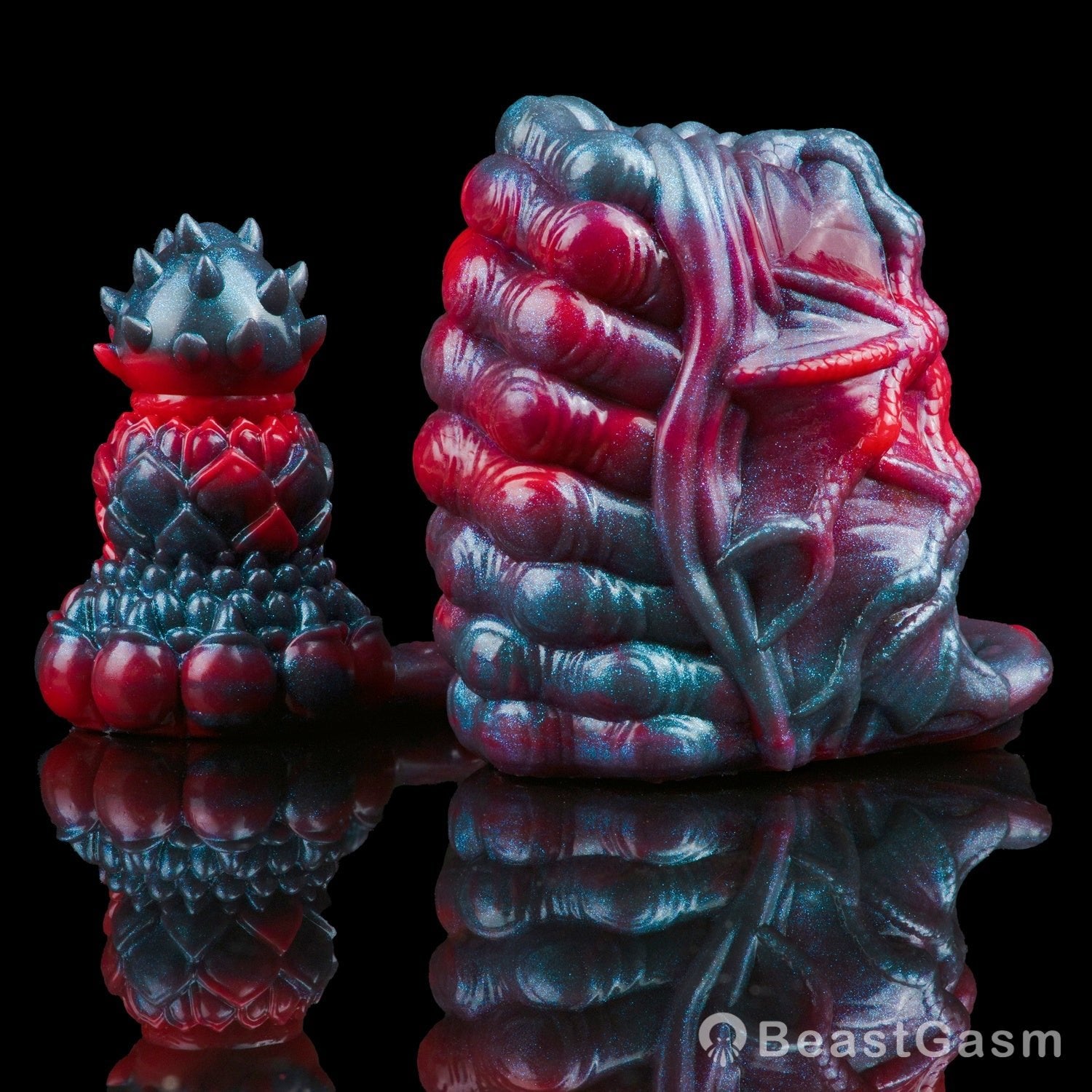 👾 Abyss Alien Stroker & Spiked Plug Set - BeastGasm