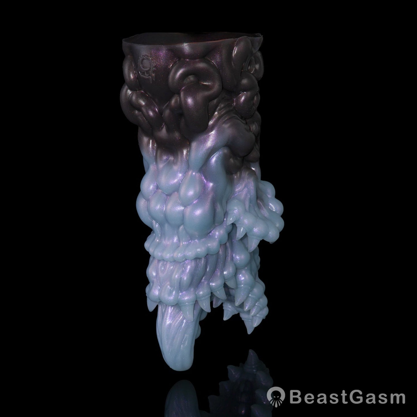 💋 Abyss Mouth Alien Fantasy Stroker – Platinum Silicone - BeastGasm