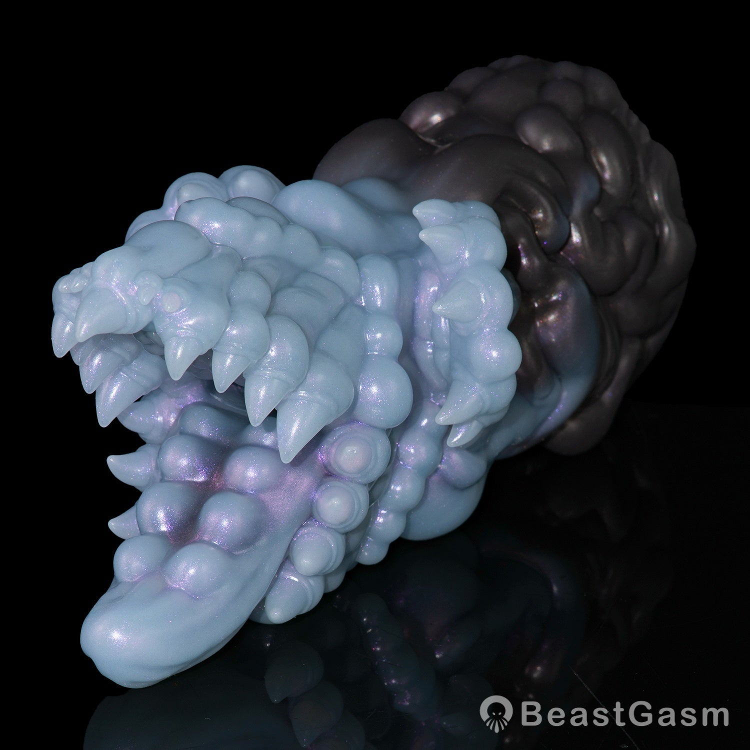 💋 Abyss Mouth Alien Fantasy Stroker – Platinum Silicone - BeastGasm