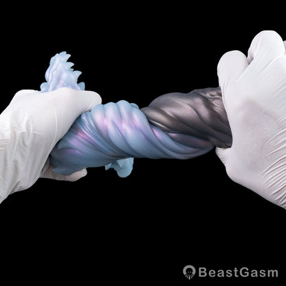 💋 Abyss Mouth Alien Fantasy Stroker – Platinum Silicone - BeastGasm