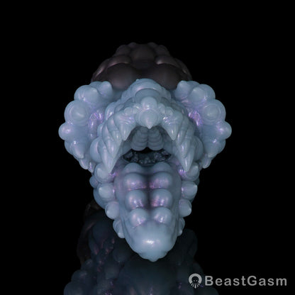 💋 Abyss Mouth Alien Fantasy Stroker – Platinum Silicone - BeastGasm