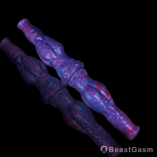 👑 Abyssal Leviathan Double Ended Fantasy Silicone Dildo - BeastGasm