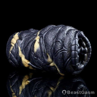 Abyssal Serpent Vibrating Animal Masturbator – Dual Hole Stroker - BeastGasm