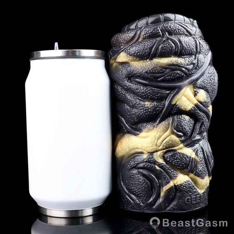Abyssal Serpent Vibrating Animal Masturbator – Dual Hole Stroker - BeastGasm