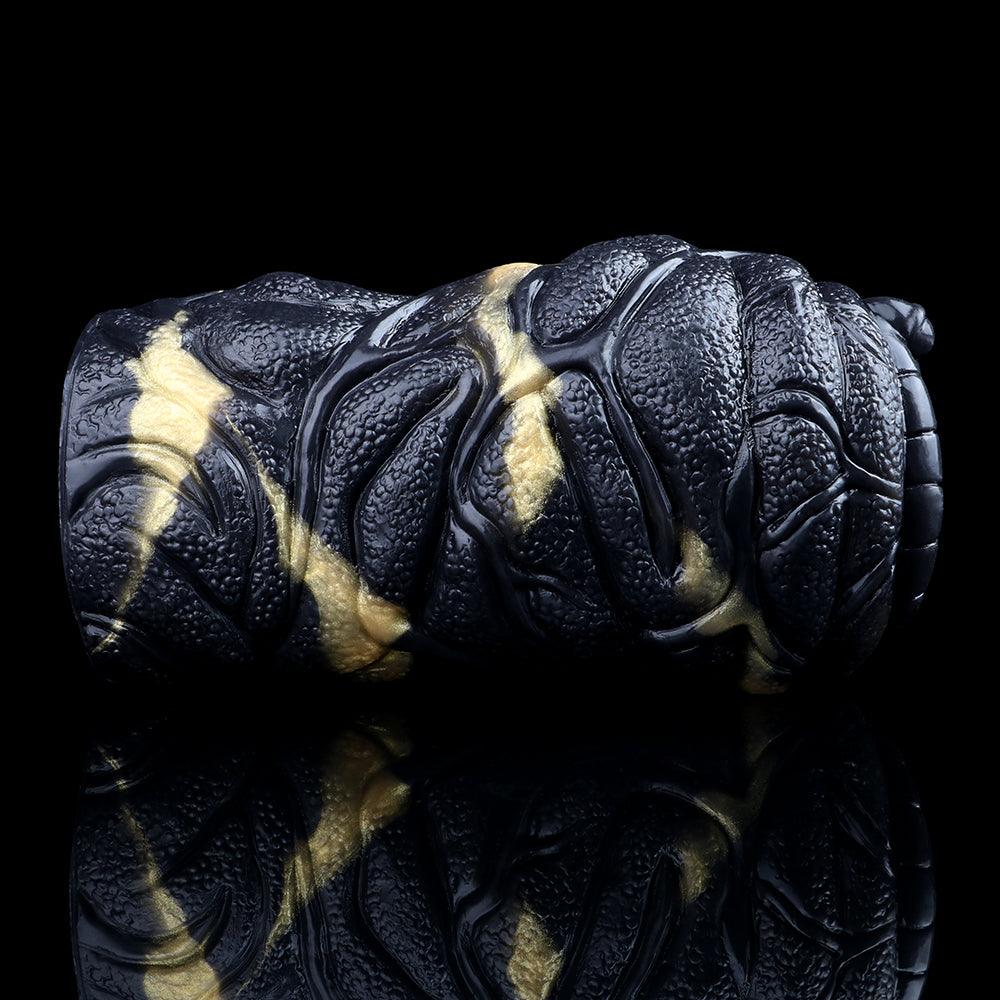 Abyssal Serpent Vibrating Animal Masturbator – Dual Hole Stroker - BeastGasm