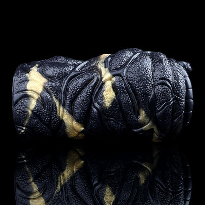 Abyssal Serpent Vibrating Animal Masturbator – Dual Hole Stroker - BeastGasm