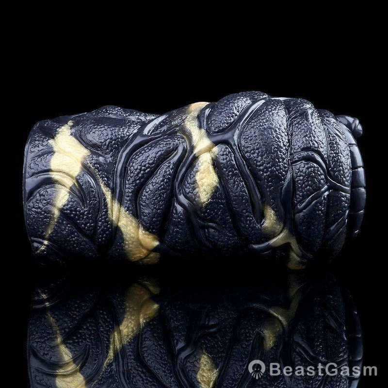 Abyssal Serpent Vibrating Animal Masturbator – Dual Hole Stroker - BeastGasm