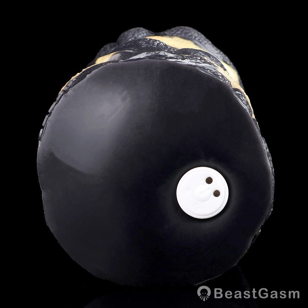Abyssal Serpent Vibrating Animal Masturbator – Dual Hole Stroker - BeastGasm
