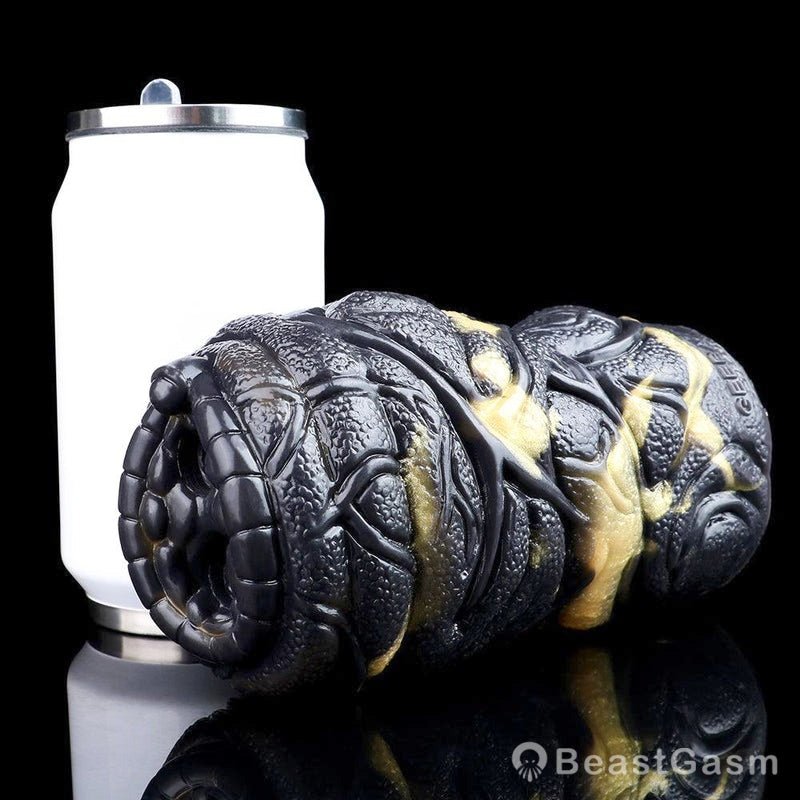 Abyssal Serpent Vibrating Animal Masturbator – Dual Hole Stroker - BeastGasm