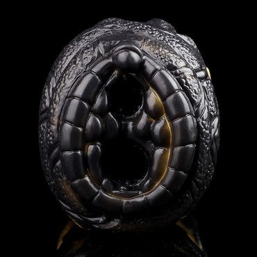 Abyssal Serpent Vibrating Animal Masturbator – Dual Hole Stroker - BeastGasm