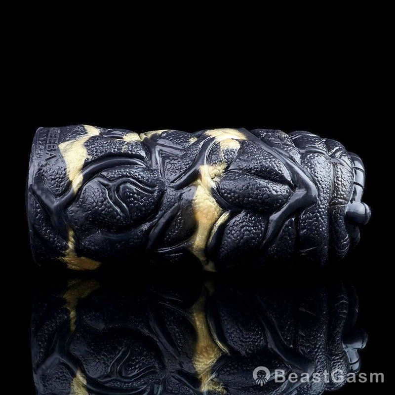 Abyssal Serpent Vibrating Animal Masturbator – Dual Hole Stroker - BeastGasm