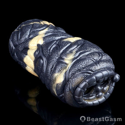 Abyssal Serpent Vibrating Animal Masturbator – Dual Hole Stroker - BeastGasm