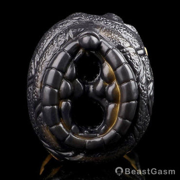 Abyssal Serpent Vibrating Animal Masturbator – Dual Hole Stroker - BeastGasm