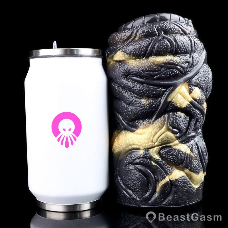 Abyssal Serpent Vibrating Animal Masturbator – Dual Hole Stroker - BeastGasm