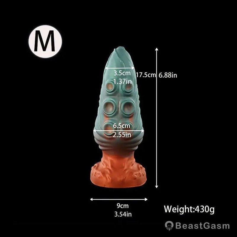 🐙 Abyssal Tendrix: Alien Tentacle Butt Plug with Suction Base - BeastGasm