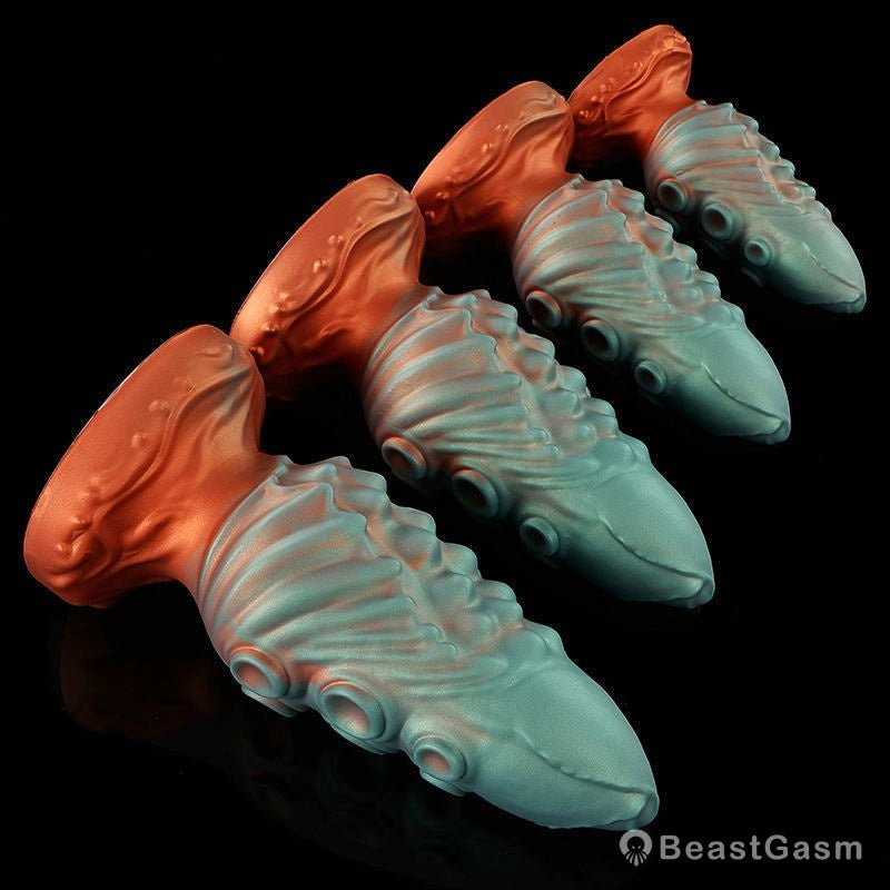 🐙 Abyssal Tendrix: Alien Tentacle Butt Plug with Suction Base - BeastGasm