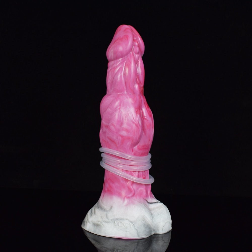 👹 Acastus 9 - Inch Luminous Ejaculating Monster Vibrator – Vibrating Fantasy with Remote Control - BeastGasm