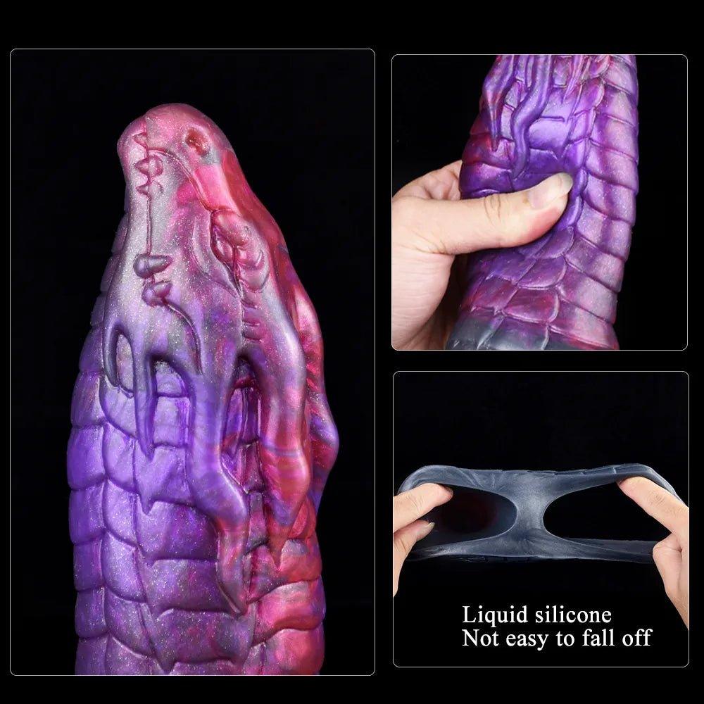 Adalinda Dragon Cock Sleeve – Fantasy Texture & Girth Boost - BeastGasm