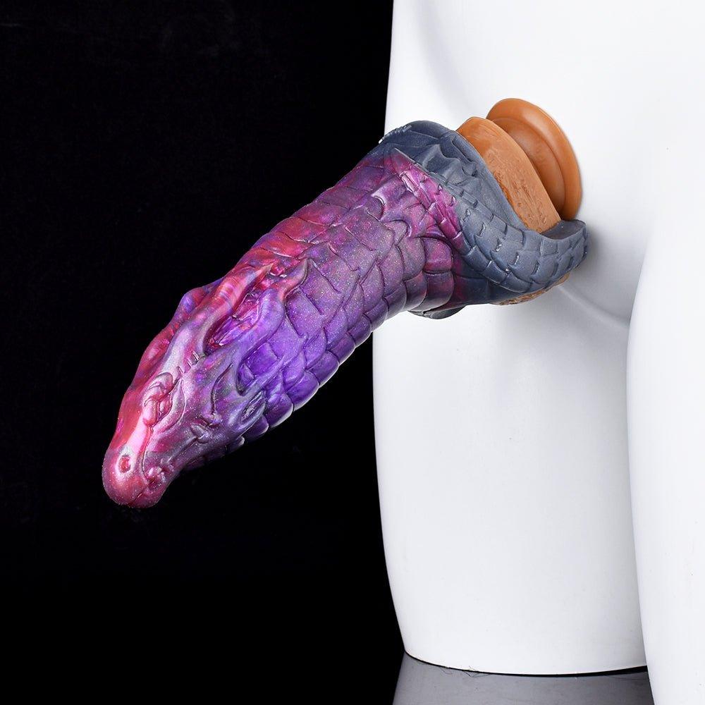 Adalinda Dragon Cock Sleeve – Fantasy Texture & Girth Boost - BeastGasm