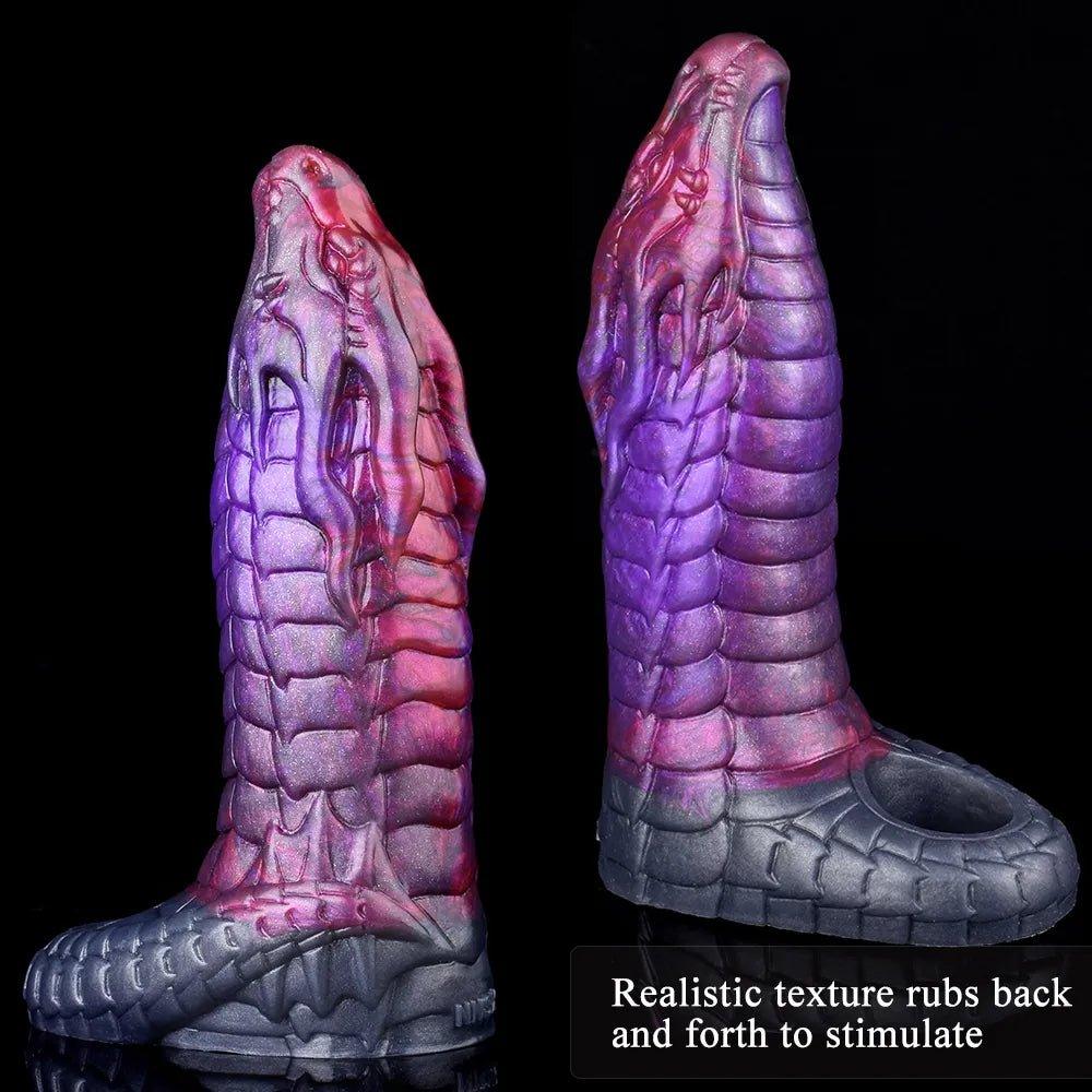 Adalinda Dragon Cock Sleeve – Fantasy Texture & Girth Boost - BeastGasm
