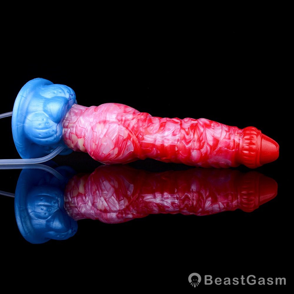🐕 Adjustable Canine Inflatable Dildo – Realistic Ejaculating Fun - BeastGasm