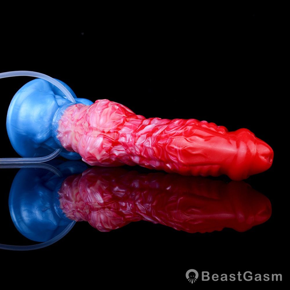 🐕 Adjustable Canine Inflatable Dildo – Realistic Ejaculating Fun - BeastGasm