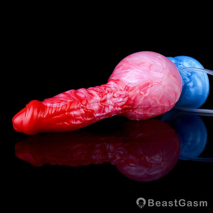 🐕 Adjustable Canine Inflatable Dildo – Realistic Ejaculating Fun - BeastGasm