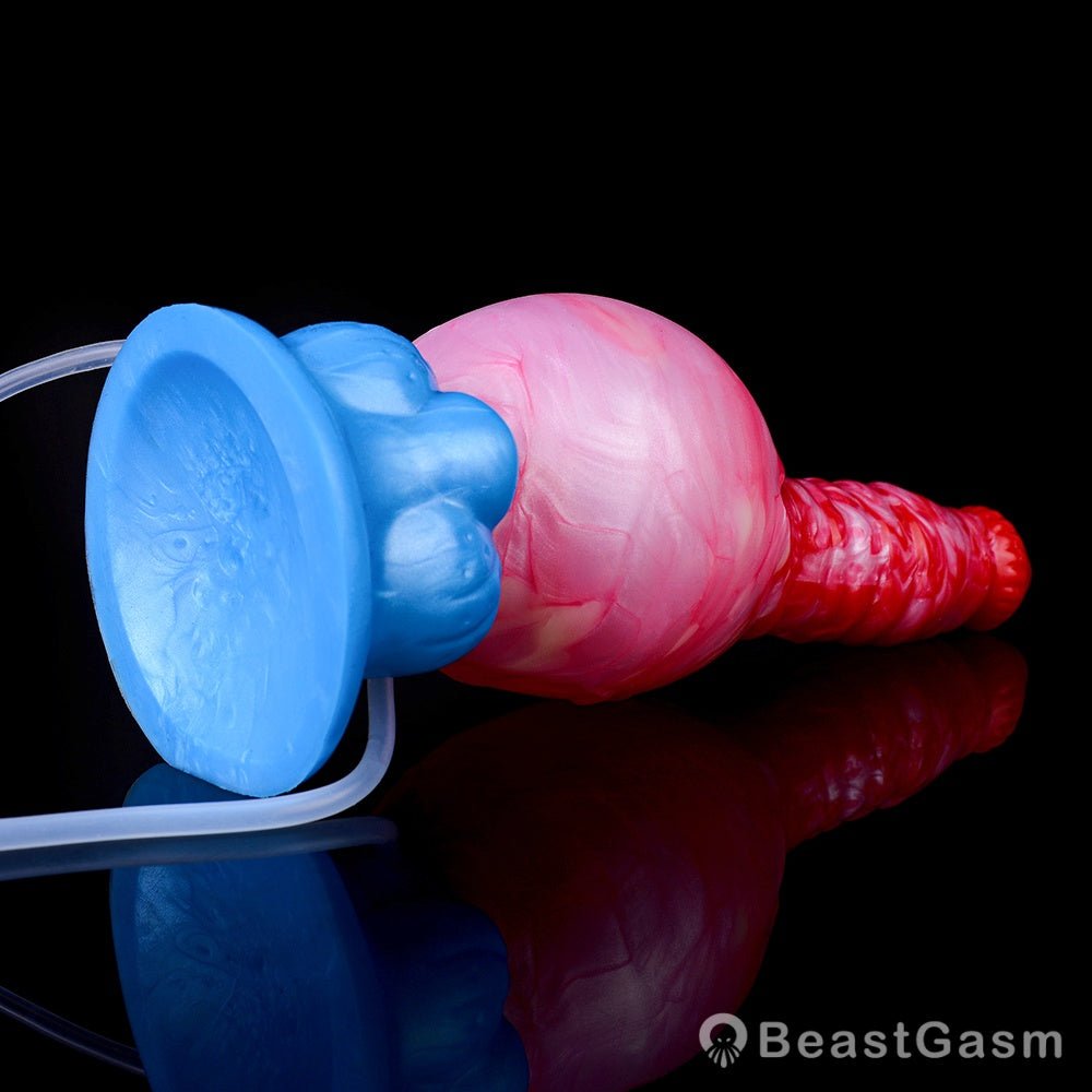 🐕 Adjustable Canine Inflatable Dildo – Realistic Ejaculating Fun - BeastGasm