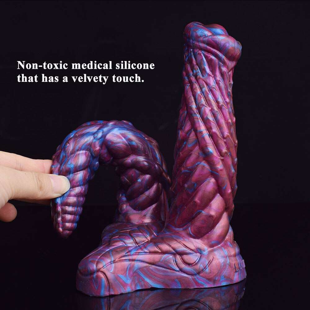 😈 AELORIA Demon Dildo – Double Penetration Fantasy Pleasure Toy - BeastGasm