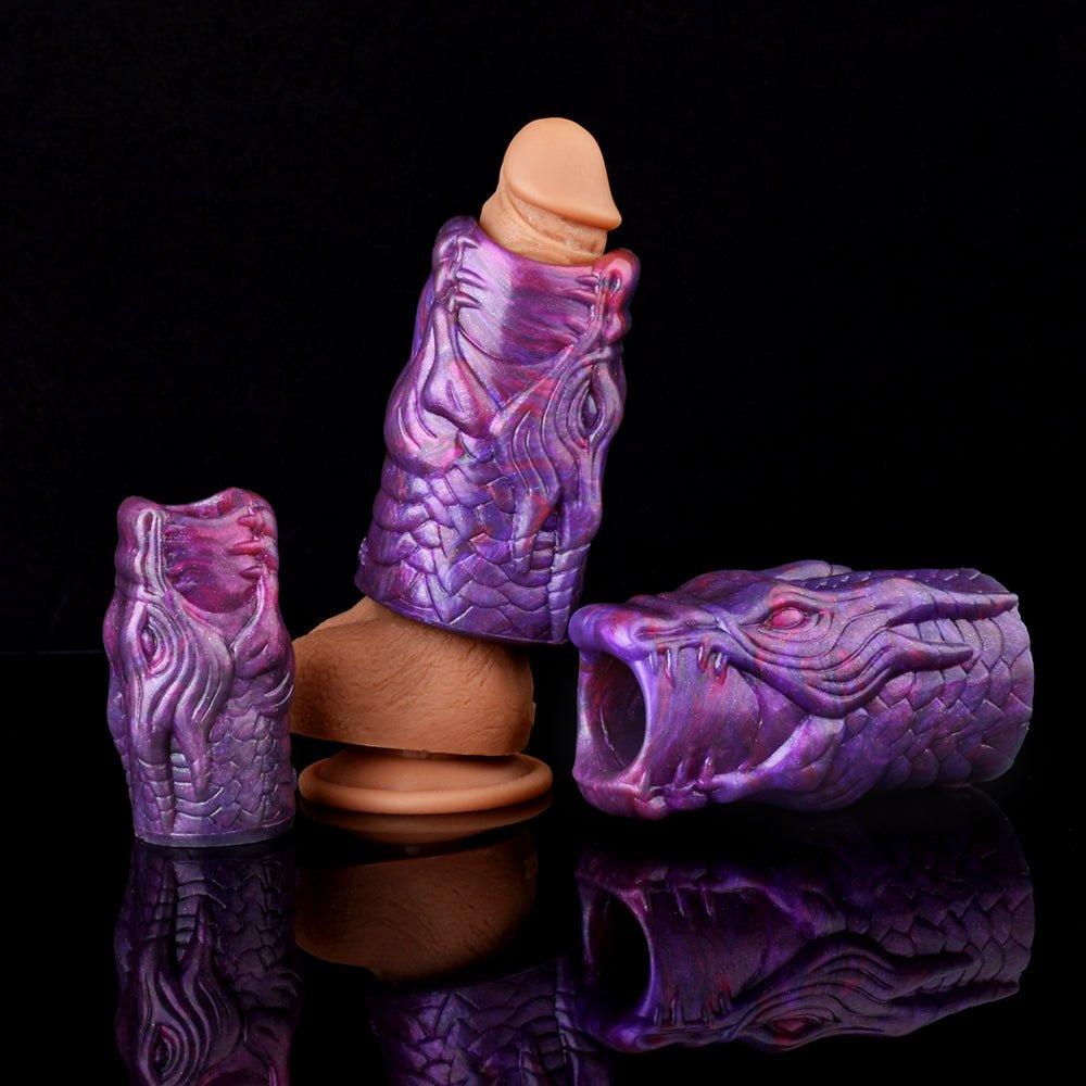 Aine - Open - Ended Dragon Cock Sleeve for Ultimate Pleasure - BeastGasm