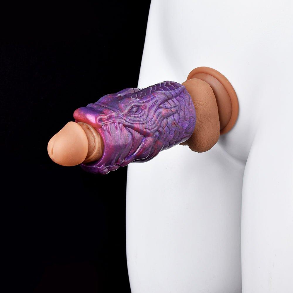 Aine - Open - Ended Dragon Cock Sleeve for Ultimate Pleasure - BeastGasm