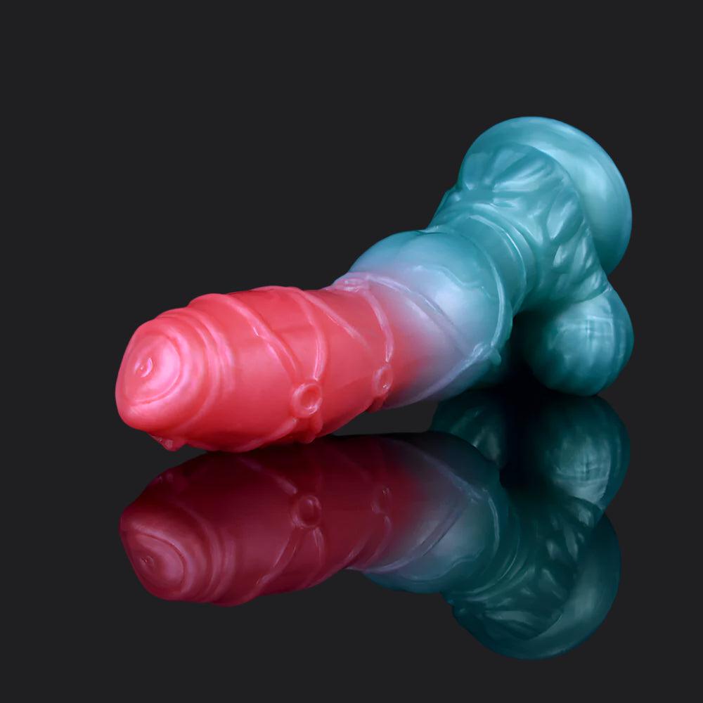 Alastor Ice Monster Dildo With Thick Knot & Balls - BeastGasm