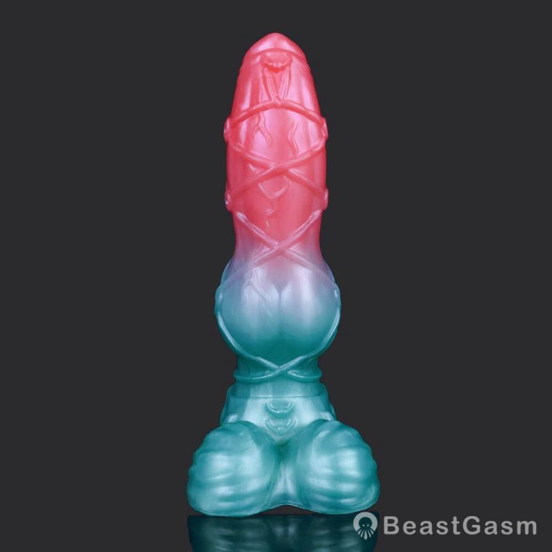 Alastor Ice Monster Dildo With Thick Knot & Balls - BeastGasm