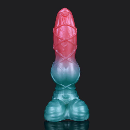 Alastor Ice Monster Dildo With Thick Knot & Balls - BeastGasm