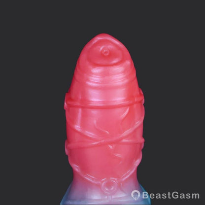Alastor Ice Monster Dildo With Thick Knot & Balls - BeastGasm