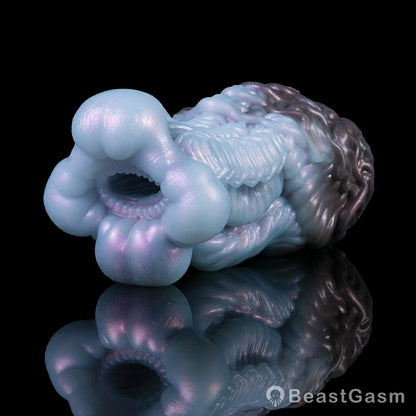 🦑 Alien Abyss Pocket Pussy – Iridescent Fantasy Silicone Stroker - BeastGasm
