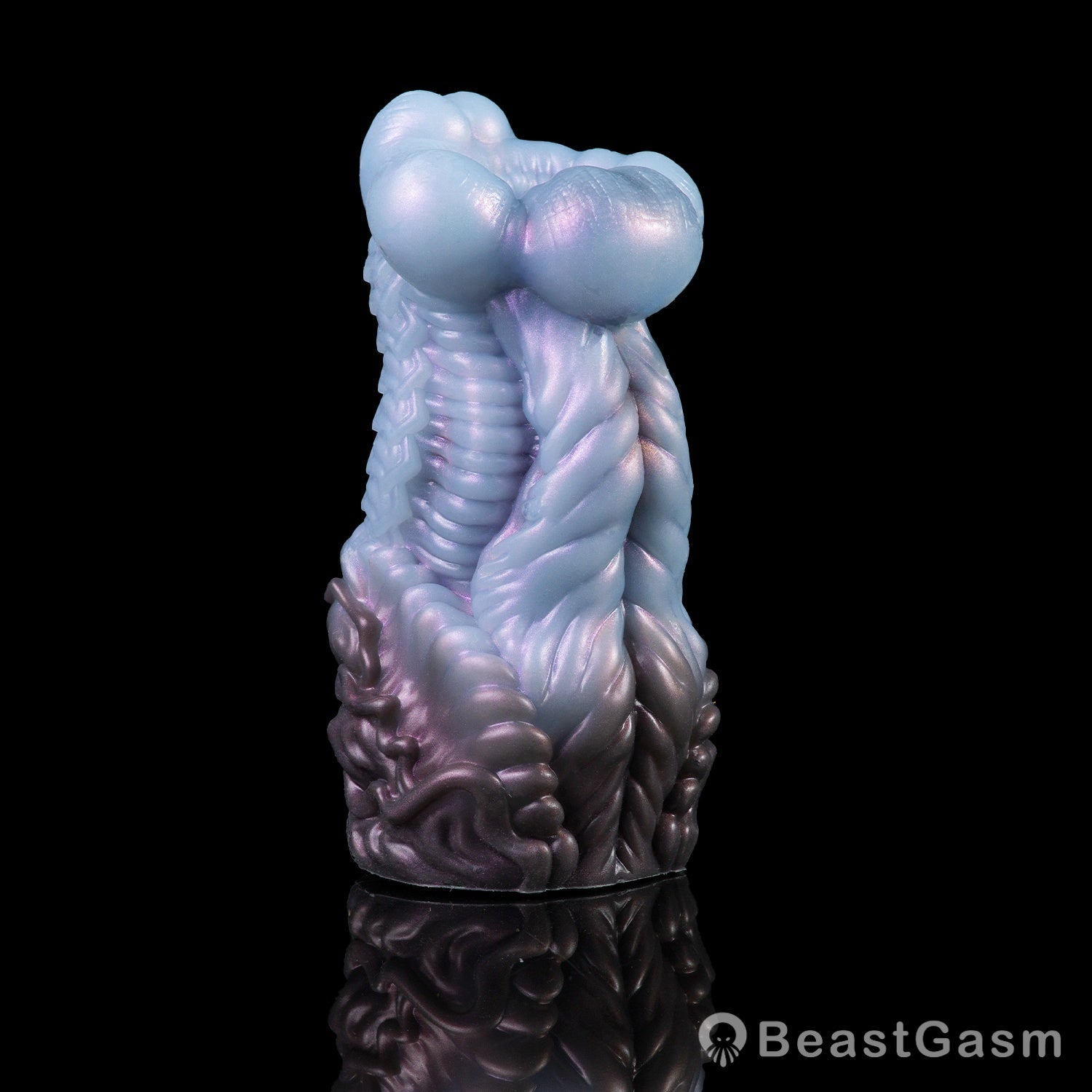🦑 Alien Abyss Pocket Pussy – Iridescent Fantasy Silicone Stroker - BeastGasm