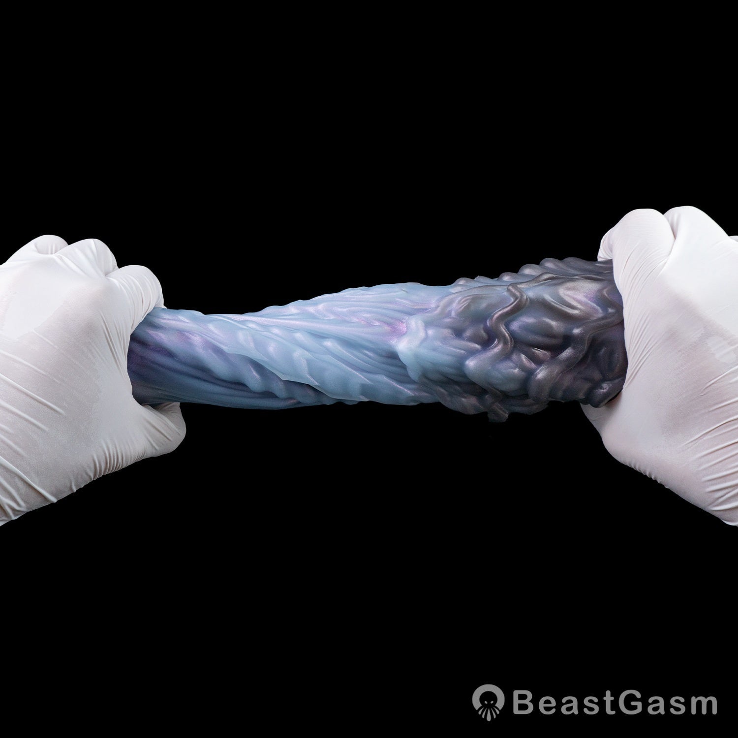 🦑 Alien Abyss Pocket Pussy – Iridescent Fantasy Silicone Stroker - BeastGasm