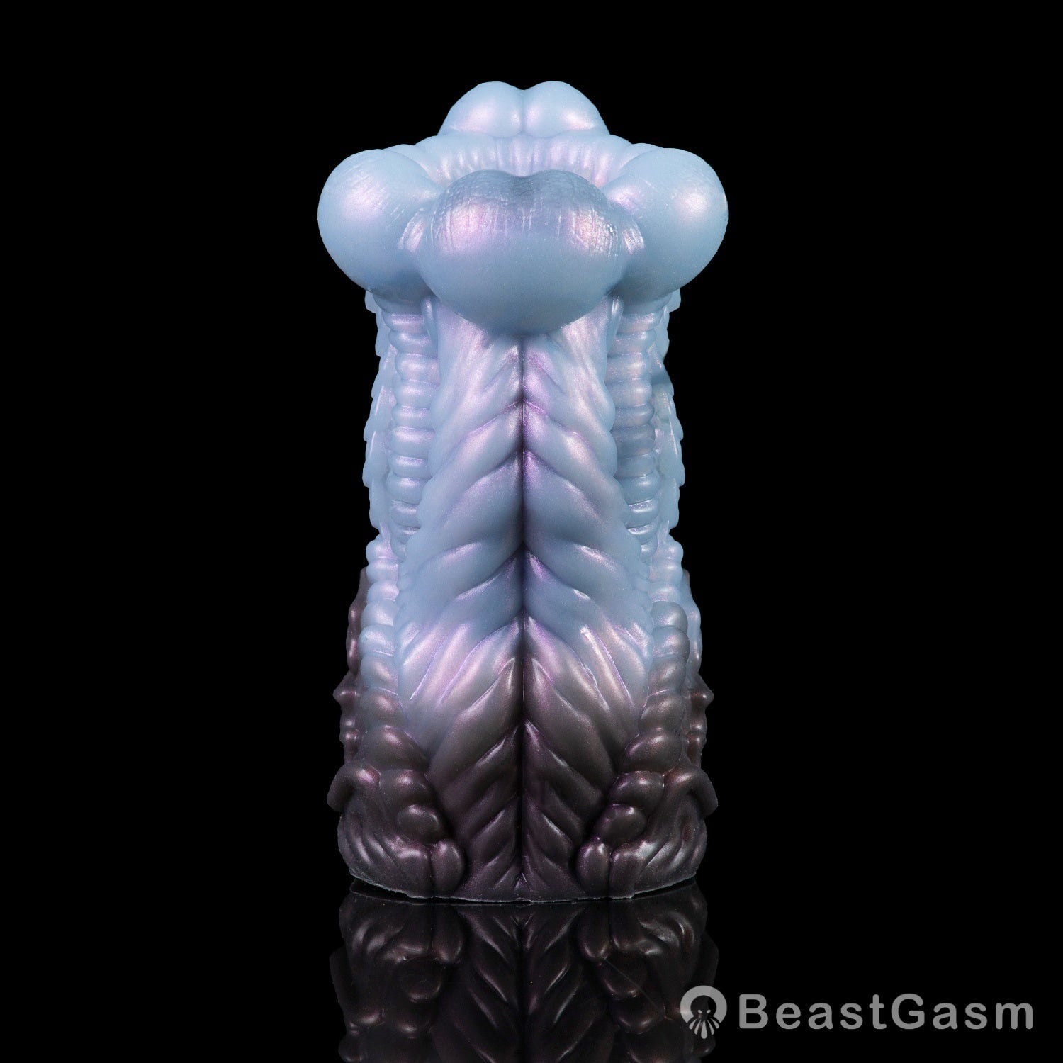 🦑 Alien Abyss Pocket Pussy – Iridescent Fantasy Silicone Stroker - BeastGasm