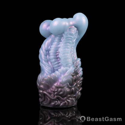 🦑 Alien Abyss Pocket Pussy – Iridescent Fantasy Silicone Stroker - BeastGasm
