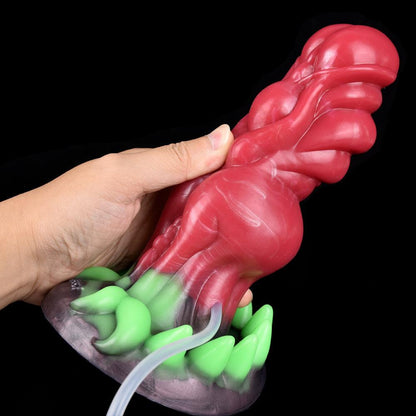 Alien Dildo with Squirting & Glow Claws – Leshy - BeastGasm