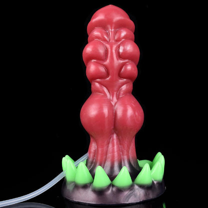 Alien Dildo with Squirting & Glow Claws – Leshy - BeastGasm
