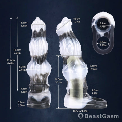 🐦‍🔥 Alien Dragon Fantasy Vibrating Wearable Penis Sleeve - BeastGasm
