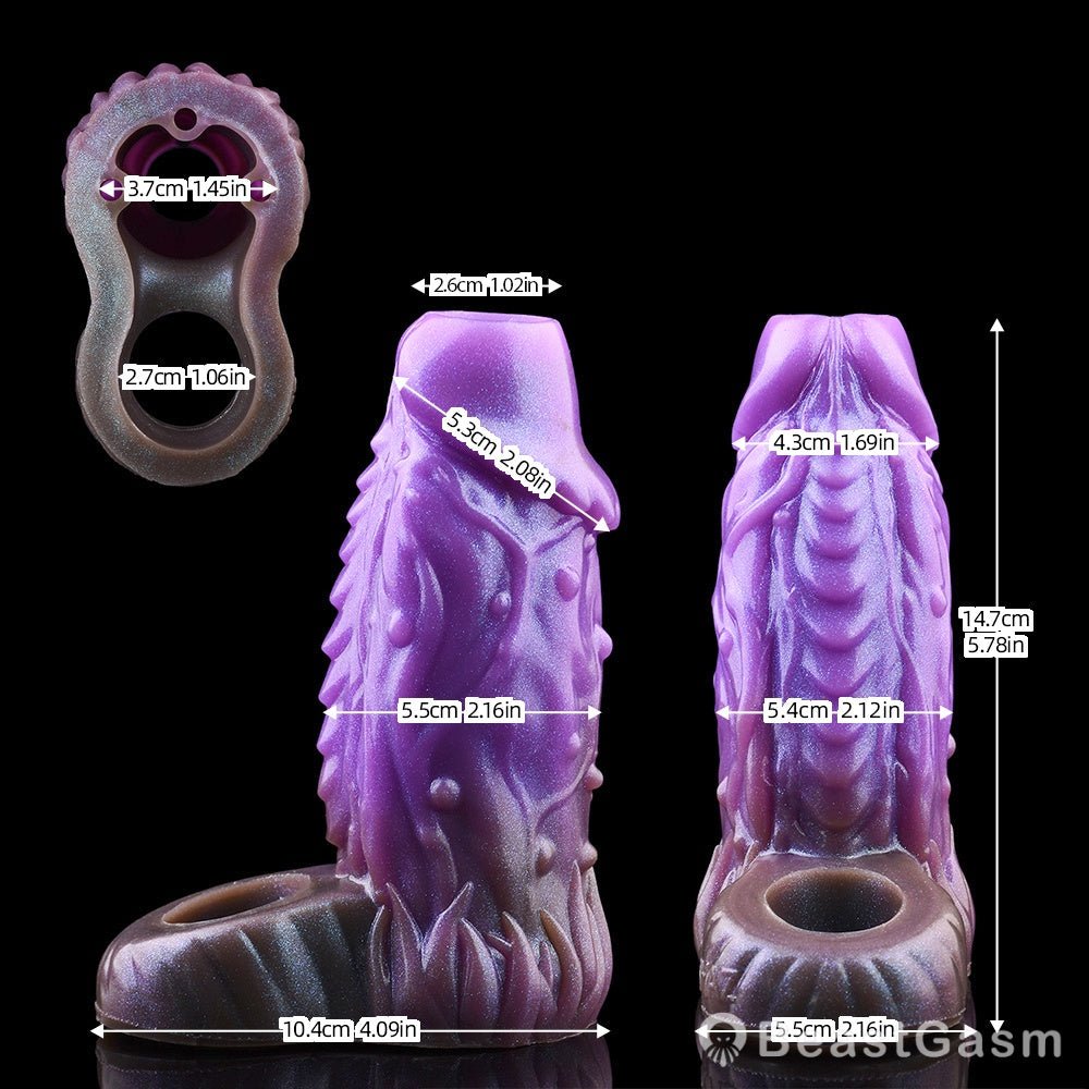 👾 Alien Fantasy Cock Sleeve Akirhos – Ultra Training Tool - BeastGasm