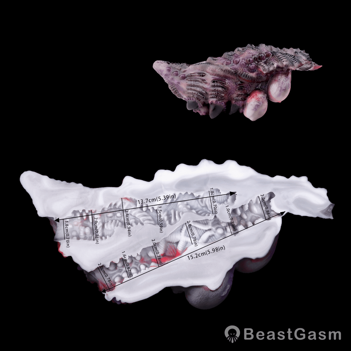 👾 Alien Hive Dual Channel Stroker Monster Pocket Pussy - BeastGasm