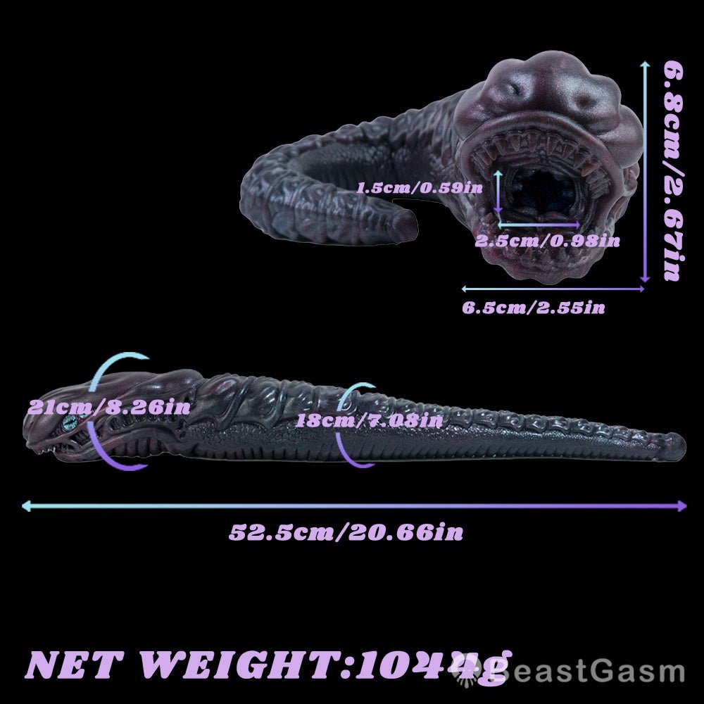 🐍 Alien Lava Snake Deep Throat Fantasy Pocket Pussies - BeastGasm