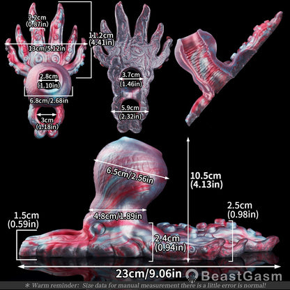 🐙 Alien Octopus Cock Sleeve | Dual Grinding Stimulator - BeastGasm