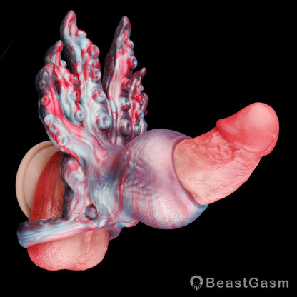 🐙 Alien Octopus Cock Sleeve | Dual Grinding Stimulator - BeastGasm
